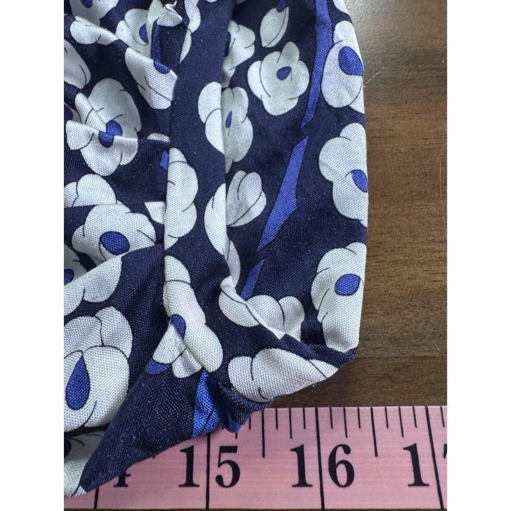 Vintage Averardo Bessi Womens 100% Silk Dress Large 10 Floral Italy Luxury Bloom - Picture 15 of 16